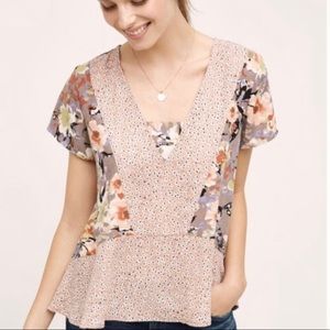 Anthropology Floral Top